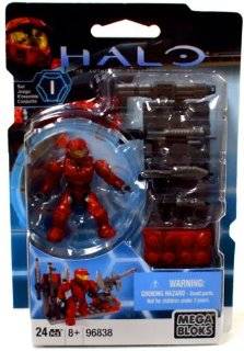 Halo Wars Mega Bloks Exclusive Mini Figure Set #1 Red Weapons Pack 