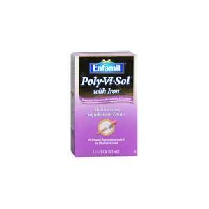  Enfamil Poly Vi Sol with Iron Supplement, 1.66 oz Drops 