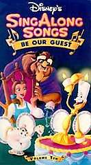   Sing Along Songs   Beauty and the Beast Be Our Guest VHS, 1992  