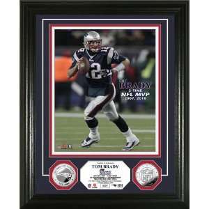   Brady 2010 NFL MVP Silver Coin Photo Mint   NFL Photomints and Coins