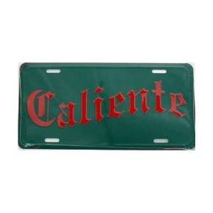 Caliente Spanish (HOT) License Plate Plates Tags Tag auto vehicle car 