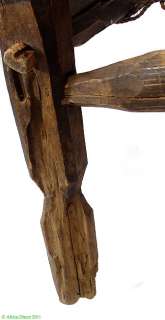 Senufo Bed Frame with Four Figural Carved Post Africa  