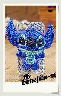Iphone/Itouch 4 3D Teddy Bear/Stitch/Hello Kitty etc Pearl Crystal 