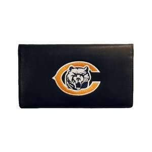  Chicago Bears Black Leather Checkbook Cover *SALE* Sports 