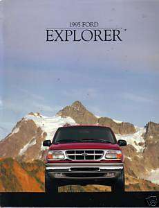 1995 Ford Explorer Brochure  