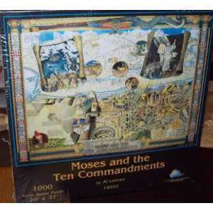  Moses and The Ten Commandments 1000 Piece Jigsaw Puzzle 