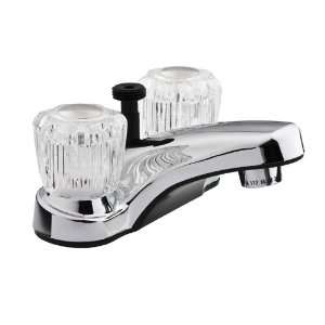  RV Lavatory Faucet with Diverter   Chrome Finish   Clear 