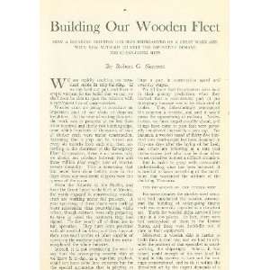  1914 World War I Building Americas Wooden Fleet Ships 