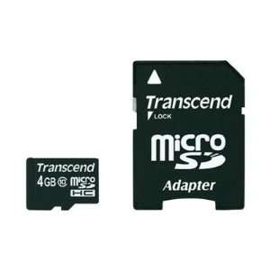    Transcend Micro Sd Memory Card 4gb/class 4 