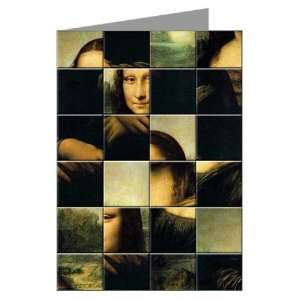 MONA LISA Fine art Greeting Cards Pk of 10 by 