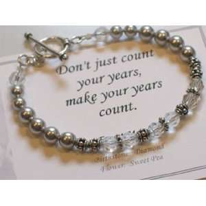    Quoted Jewels Counting Birthdays Bracelet   February Jewelry