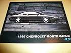 1995 Chevrolet Monte Carlo Sales Flyer