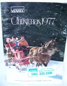 1977 WARDS CHRISTMAS CATALOG   TOYS FASHIONS  