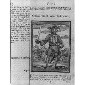  Edward Teach,Blackbeard,1680 1718,English pirate,operated 
