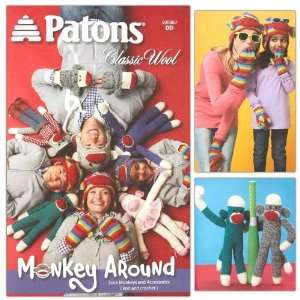   Wool Pattern Book Monkey Around By The Each Arts, Crafts & Sewing
