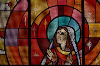 Needlepoint canvas the Blessed Virgin Mary  