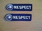 Champions League Patch RESPECT 2011 Badge Patch x 2  