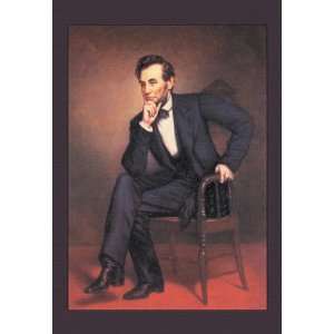  Abraham Lincoln 12x18 Giclee on canvas