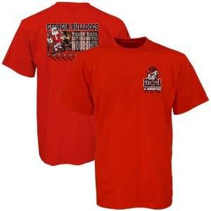   Bulldogs vs. Georgia Tech Woodshed Red T shirt