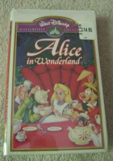 Alice in Wonderland Disney Masterpiece VHS NEW  