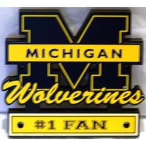    NCAA Michigan Wolverines Wooden Key Rack *SALE*