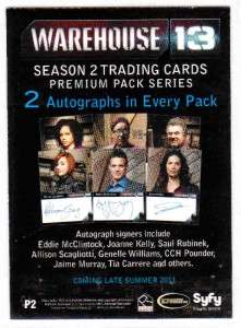 WAREHOUSE 13 Season 2 (2011)  Promo #P2 / NSU^  