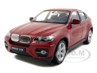 2011 2012 BMW X6 RED 124 DIECAST MODEL CAR  