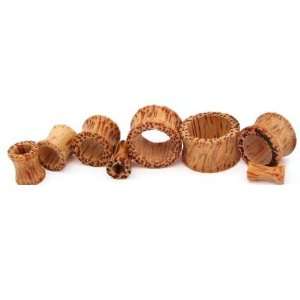    Tiki Tubes   Coconut Wood Plug   Sold as a Pair   4 Gauge Jewelry