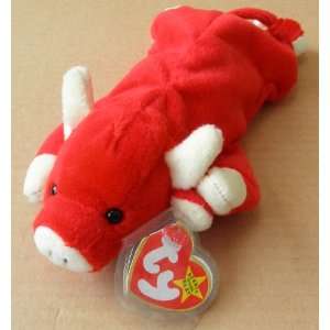  TY Beanie Babies Snort the Bull Stuffed Animal Plush Toy 