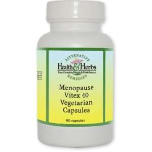 Alternative Health & Herbs Remedies Menopause Vitex 40* Vegetarian 