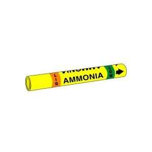 AMMONIA (BLANK) LIQ LOW   IIAR Snap Tite Pipe Markers   IIAR ST OD 1 1 
