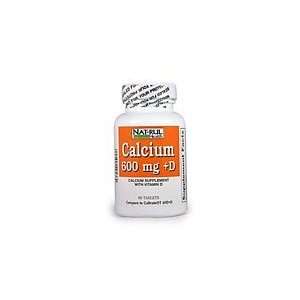  Nat Rul Calcium 600+D Tablets 60