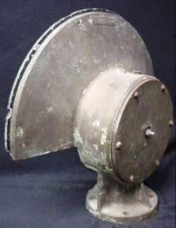 Large Heavy Brass Bronze Helm Right & Left Rudder Indicator Nautical 