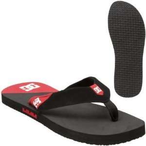  DC Vapor Sandals Black/Athletic Red Size 8 Sports 