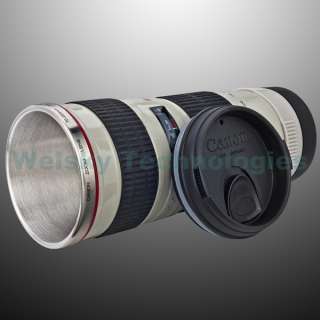Canon Lens 11 EF 70 200 mm Thermos Coffee Cup Model Mug New Gift with 