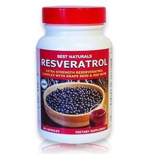 com Best Naturals High Potency Resveratrol with Grape Skin & Red Wine 