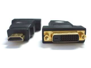 DVI 24+1 (DVI D) to HDMI F/M Adapter Gold Plated  