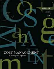 Cost Management A Strategic Emphasis, (0072954191), Edward Blocher 