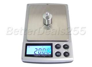 200g x0.01g DIGITAL Weight SCALE Balance JEWELRY Pocket  