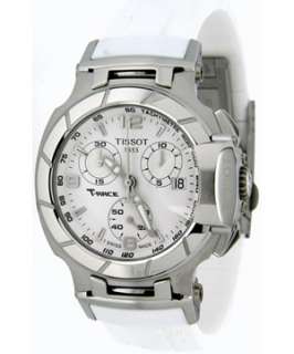 ISSOT T0482171701700 LADIES TRACE WHITE Rub chrono 34mm FEDexUS$5.95 