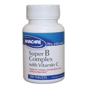  Invacare Super B Complex with Vitamin C   Tablets (Box 