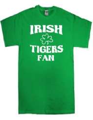   TIGERS FAN SHAMROCK IRELAND PRIDE BASEBALL KELLY GREEN T SHIRT jersey