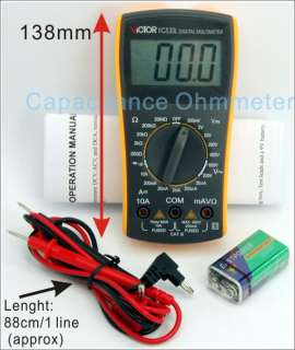 New Digital Test Meter Multimeter Pocket DCV ACV DCA  