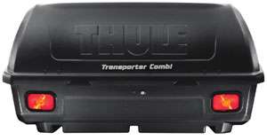 Thule 665C Transporter Combi Hitch Mount Cargo Box seen from the back 