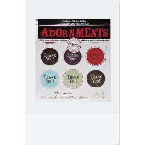  Adornment Personalizing Decal Stickers   Flowers & Thank 
