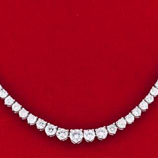 25 CT Diamond Necklace Beautiful & affordable Ladies Graduated 