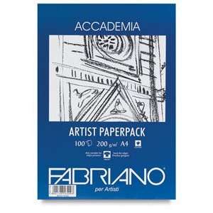  Fabriano Accademia Artist Paperpack   8frac14; times; 113 