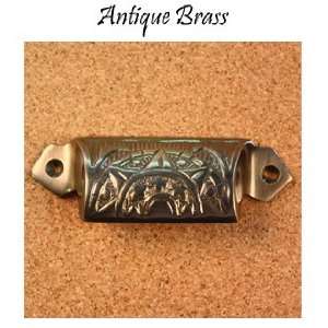 Decorative Winstead Design Solid Brass Bin Pull Antique Brass Finish 