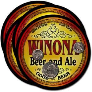  Winona, KS Beer & Ale Coasters   4pk 