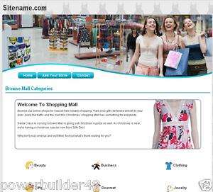 Fashion Clothes Shopping Mall Website For Sale  